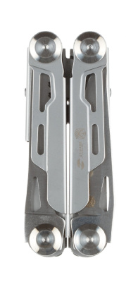 Мультитул Stinger, 104x45 мм, 12 функций, сталь, серебристый, в комплекте нейлоновый чехол