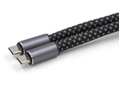 Ремешок-держатель для телефона с зарядным кабелем USB-C - USB-C Lany Wristband Charge Eco, серый