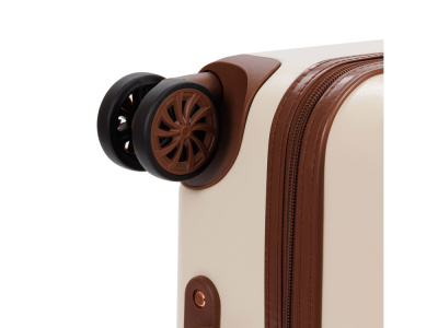 Чемодан для ручной клади BUGATTI АМЕЛИЯ | AMELIA, бежевый, поликарбонат / АБС-пластик, 32х22х53 см, 30 л , размер S