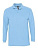 Рубашка поло мужская с длинным рукавом Winter II 210 голубая