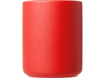 Кружка матовая с прямой ручкой Axio, 360 мл, красный