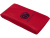 Lucas спортивное полотенце из переработанного полиэстера 30х80 см - Красный , размер S