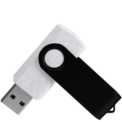 Флешка TWIST ECO Белая с черным 4027.07.08.16ГБ3.0