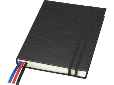 Блокнот Alder формата A5 в твердой обложке, черный