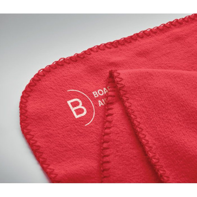 Плед красный