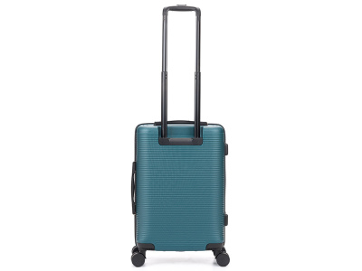 Чемодан TORBER ОНЕГА, зелёный, ABS-пластик, 59,5 х 39,5 х 24 см, 46 л , размер S