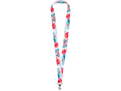 Ланъярд 2 см под сублимацию с трендовым карабином, черный