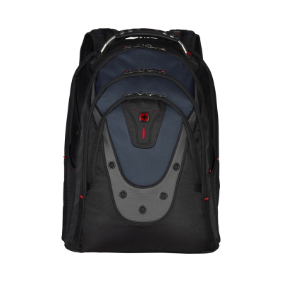 Рюкзак WENGER Ibex 17", черный/синий, полиэстер/ПВХ, 37 x 26 x 47 см, 23 л
