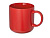 Кружка матовая Rita, 410мл, красный