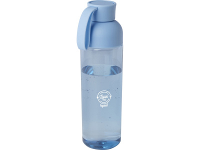 Illuminate/Иллюми бутылка для воды из переработанного PET-пластика, объемом 600 мл - Светло-синий