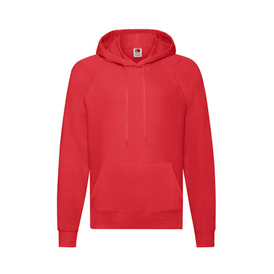 Толстовка мужская "LIGHTWEIGHT", красный_2XL, 80% хлопок, 20% полиэстер, 240 г/м2