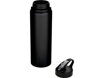 Одностенная бутылка для воды Fits/Фитц, изготовленная из нержавеющей стали, сертифицированной по стандарту RCS, объемом 800 мл - Черный