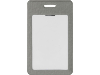 Вертикальный карман из экокожи для карты Favor, светло-серый