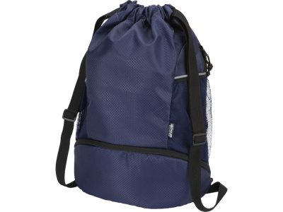 Nomad спортивная сумка из переработанного материала GRS с завязками и нижним отделением на 18 л, темно-синий