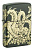 Зажигалка ZIPPO Dragon Design с покрытием Green Matte, латунь/сталь, зеленая, матовая, 38x13x57 мм