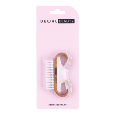 Щетка для ногтей Dewal Beauty коричневая, 7 см