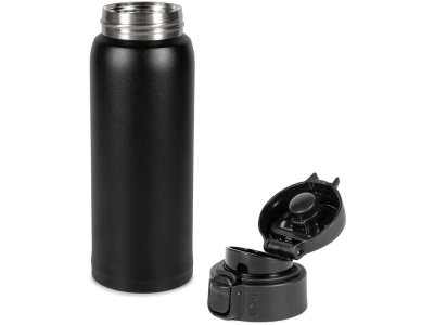 Термокружка Relaxika 701 (0,48 литра), черная (без лого) , размер 480