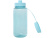 Спортивная бутылка Ryder из переработанного ПЭТ-пластика объемом 900 мл с многофункциональной крышкой, сертифицированная RCS - Бирюзовый