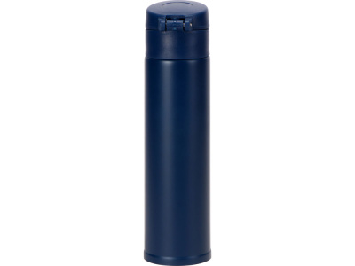 Вакуумная герметичная термокружка Inter, темно-синий, нерж. сталь