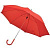 Зонт-трость с пластиковой ручкой, механический; красный; D=103 см; 100% полиэстер 190 T