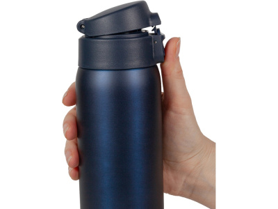 Термокружка Relaxika 701 (0,48 литра), синяя (без лого) , размер 480