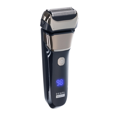 Шейвер для проработки контуров и бороды/бритья DEWAL BEAUTY Shave, цвет темно-синий