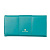 Кошелёк Cross Kelly Wall Turquish, кожа наппа, гладкая, цвет тёмно-бирюзовый, 20 x 11 x 2,5 см