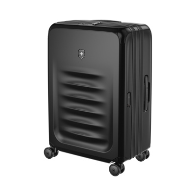 Чемодан VICTORINOX Spectra™ 3.0 Exp. Medium Case, чёрный, поликарбонат Sorplas™, 46x30x69 см, 81 л