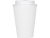 Пластиковый стакан Take away с двойными стенками и крышкой с силиконовым клапаном, 350 мл, белый