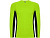 Футболка Shanghai  мужская с длинным рукавом, неоновый зеленый/черный , размер L