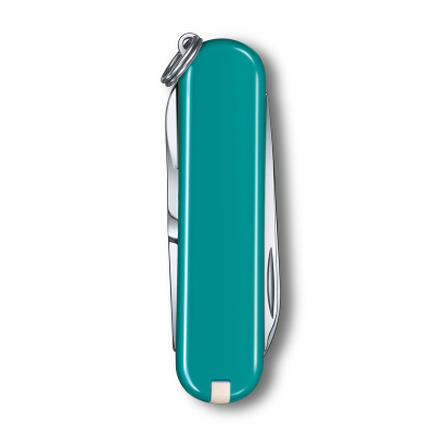 Нож-брелок VICTORINOX Classic SD Colors "Mountain Lake", 58 мм, 7 функций, тёмно-бирюзовый