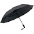Зонт складной мужской TORBER, автомат, 3 сложения, черный, каркас сталь/файбергласс, эпонж, пластиковая ручка, диаметр 103 см