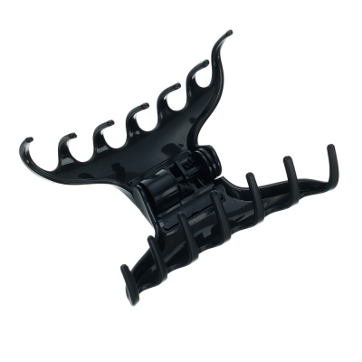 Заколка- краб Dewal Beauty, черная, матовая