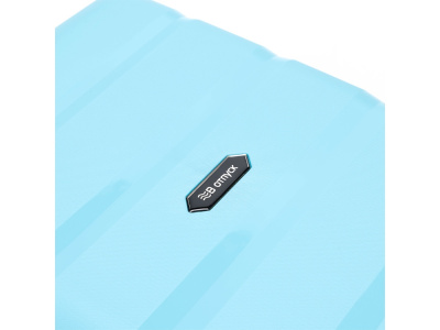 Чемодан TORBER В Отпуск, бирюзовый, полипропилен, 33 х 22 х 53 см, 35 л , размер S