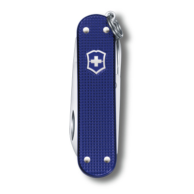 Нож-брелок VICTORINOX Classic SD Alox Colors "Night Dive", 58 мм, 5 функций, фиолетовый
