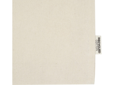 Madras эко- сумка с ластовицей из переработанного хлопка, сертифицированного согласно GRS, плотностью 140 г/м² - Натуральный