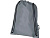 Рюкзак со шнурком Oriole из переработанного ПЭТ, серый