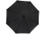 Fontana 23-дюймовый зонт карбонового цвета с механизмом автоматического открытия и изогнутой ручкой, черный