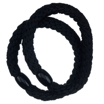 Резинки для волос Dewal Beauty, цвет черный (2 шт.)