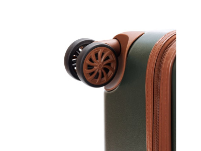 Чемодан BUGATTI АМЕЛИЯ | AMELIA, зеленый, поликарбонат / АБС-пластик, 50х29х76 см, 85 л , размер L