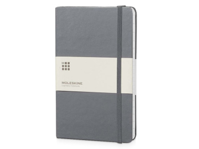 Записная книжка Moleskine Classic (в линейку) в твердой обложке, Large (13х21см), серый , размер A5