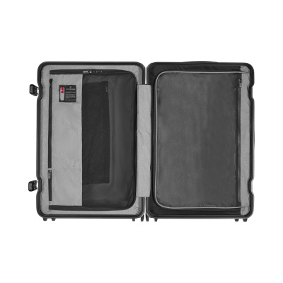 Чемодан VICTORINOX Lexicon Framed, серебристый, 100% поликарбонат Makrolon, 46x28x68 см, 72 л