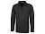 Рубашка поло Point мужская с длинным рукавом, черный , размер M