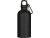 Oregon одностенная бутылка для воды с карабином, изготовленная из нержавеющей стали, сертифицированной по стандарту RCS, объемом 400 мл - Черный