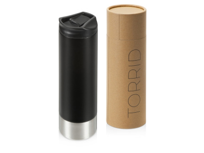 Герметичная термокружка c двойными стенками и медным слоем Torrid, 470 мл, черный