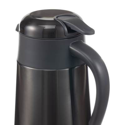 Термокофейник Stinger, 1,6 л, нержавеющая сталь, чёрный, 18 x 13,6 x 25,9 см