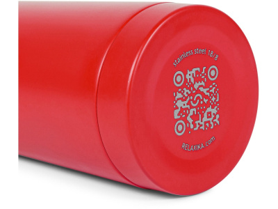 Термос Relaxika 101 (0,5 литра), красный (без лого) , размер 500