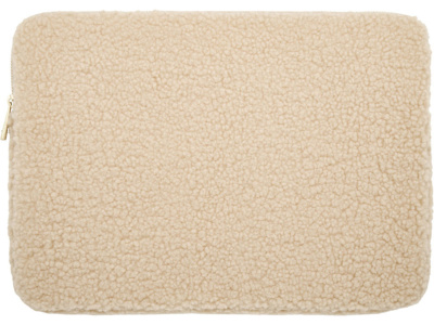 Шерпа чехол для 13-дюймового ноутбука объемом 2 л из шерпы, переработанной по стандарту GRS, бежевый