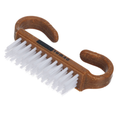 Щетка для ногтей Dewal Beauty коричневая, 7 см