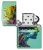 Зажигалка ZIPPO One with Nature Design с покрытием High Polish Green, латунь/сталь, зеленая, глянцевая, 38x13x57 мм